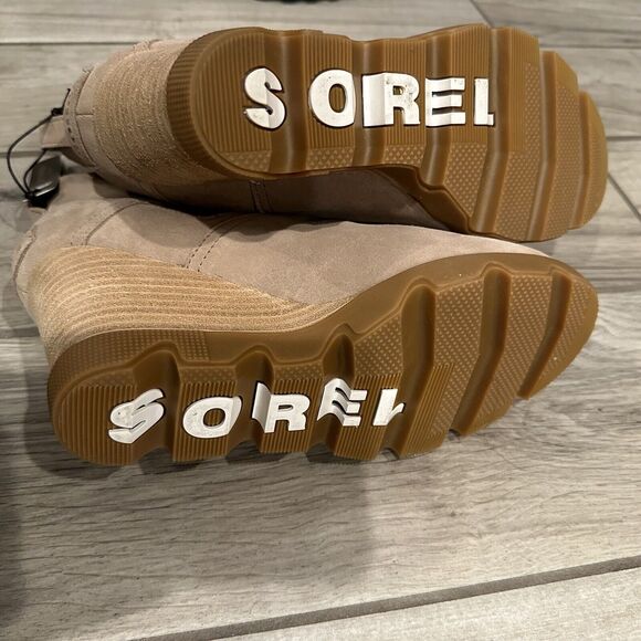 Sorel Women's Joan Uptown Chelsea Wedge Bootie - Omega Taupe NWOB Sz 9 - Picture 2 of 9